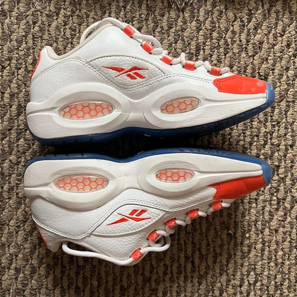 Reebok Question Low Vivid Orange - Picture 3 of 6